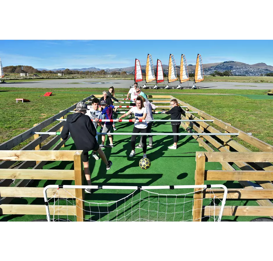 Human Foosball Velocity Karts