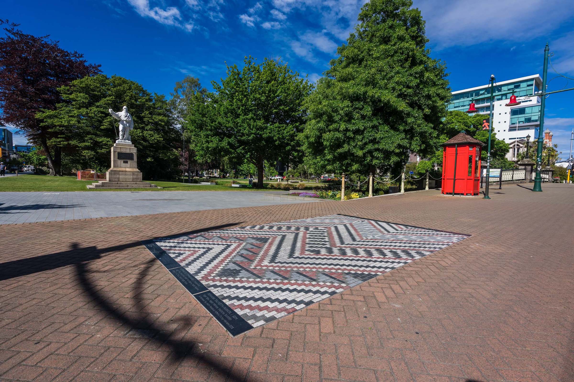 Whariki By Statue