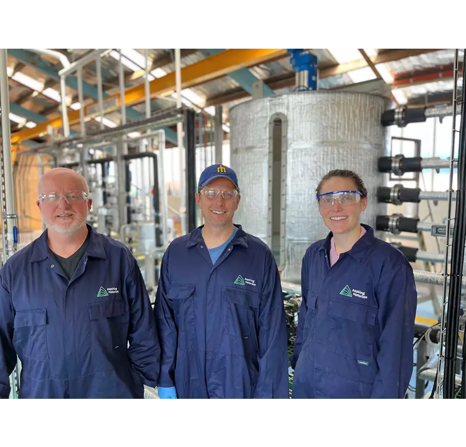 Mark, Chris And Megan In Front Of Pilot Plant