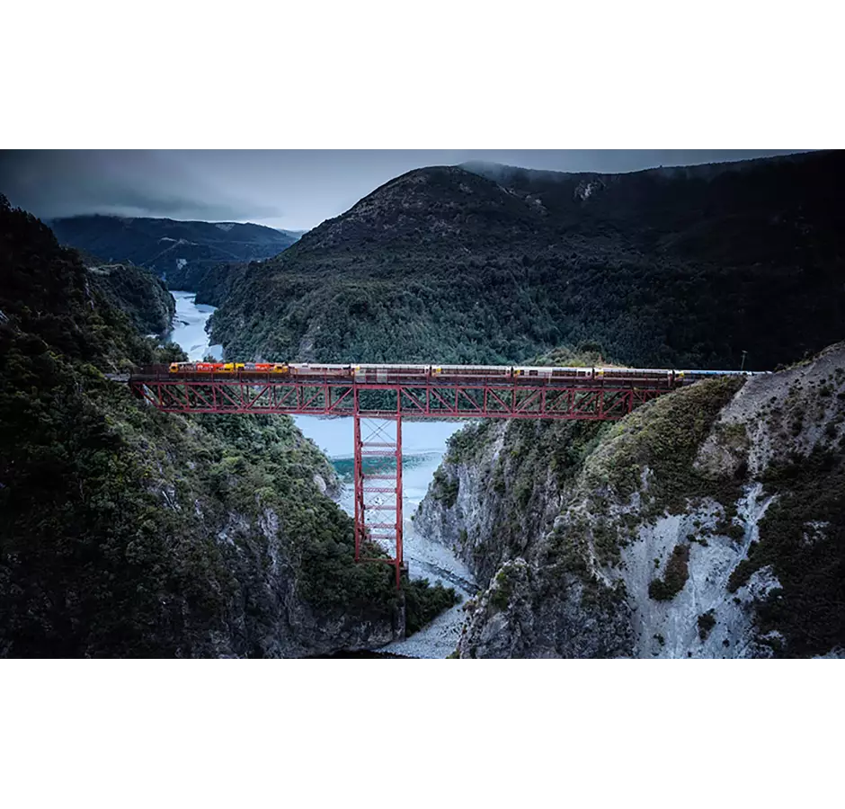 Kiwirail Great Journeys of New Zealand Tranzalpine Staircase Viaduct