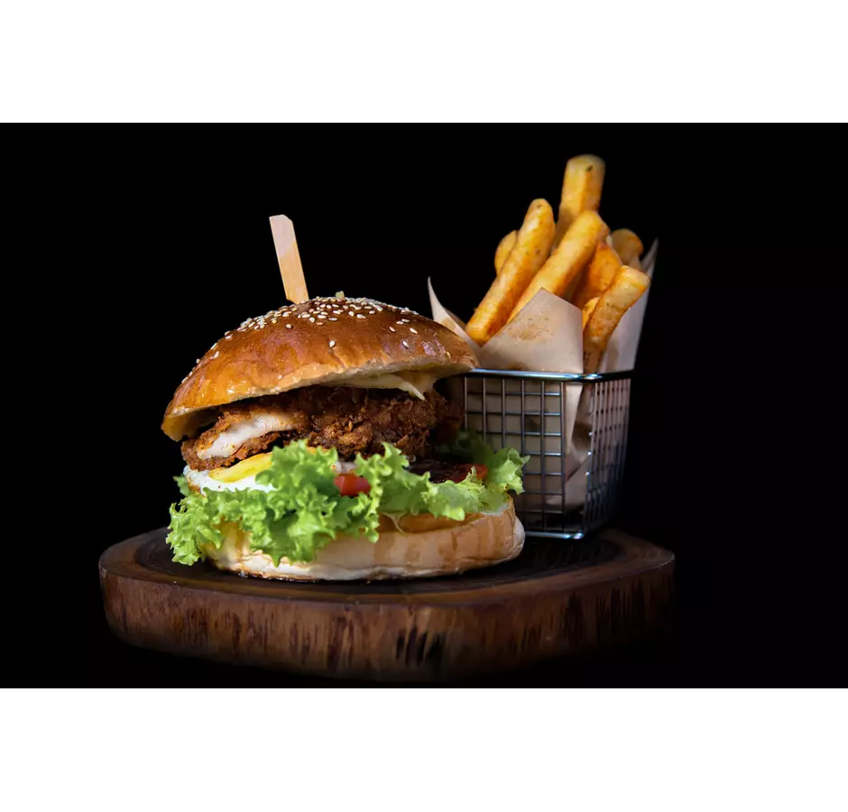 Exploreyourplace Burger And Chips