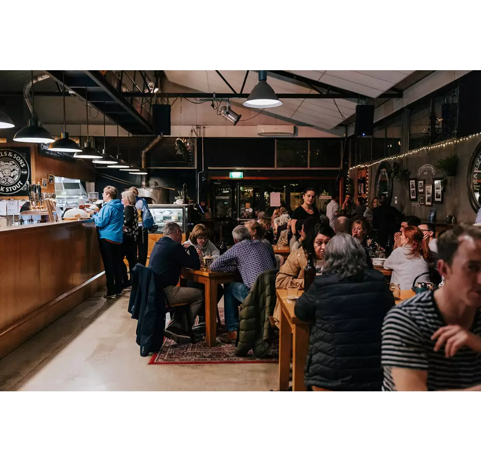The Brewery Punters At Inside Tables