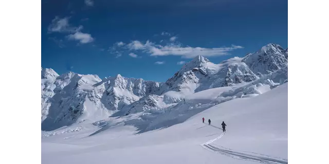 Ski the Tasman Glacier
