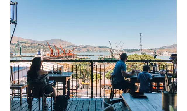 Lyttelton Coffee Company Balcony View