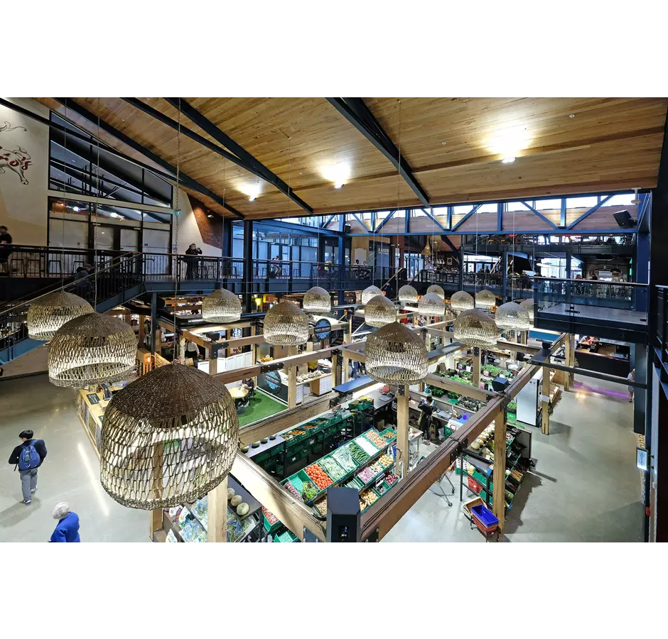 Christchurch Riverside Market Birdseye Balcony