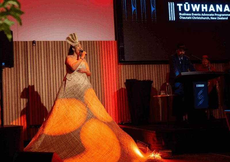 Tūwhana Launch, Woman Singing
