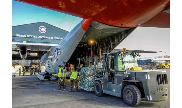 Antarctic C130 Loading Logistics NZDF